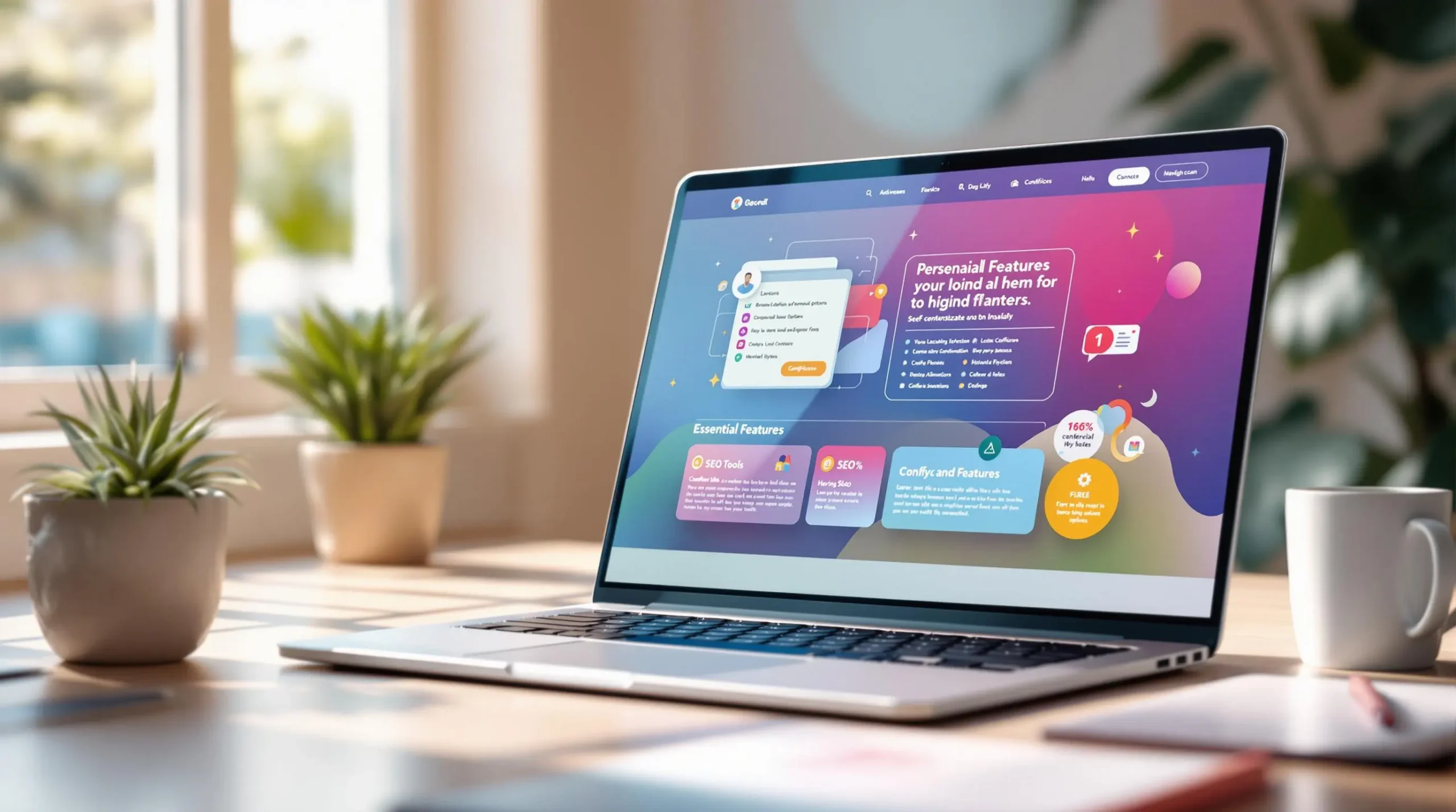 High-converting landing page layout designed for lead generation